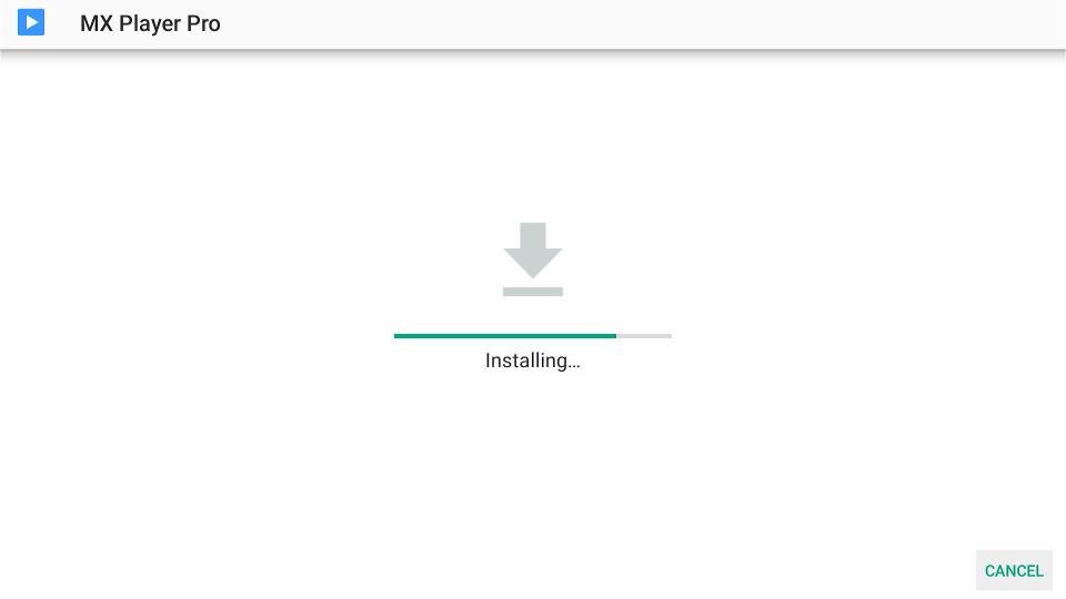 installation du mx player pro