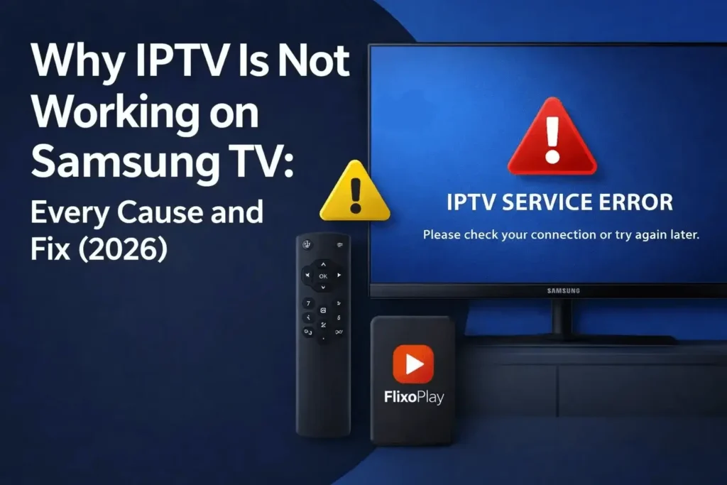 Why IPTV Is Not Working on Samsung TV