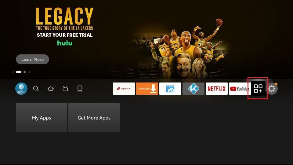 klik på Mine apps