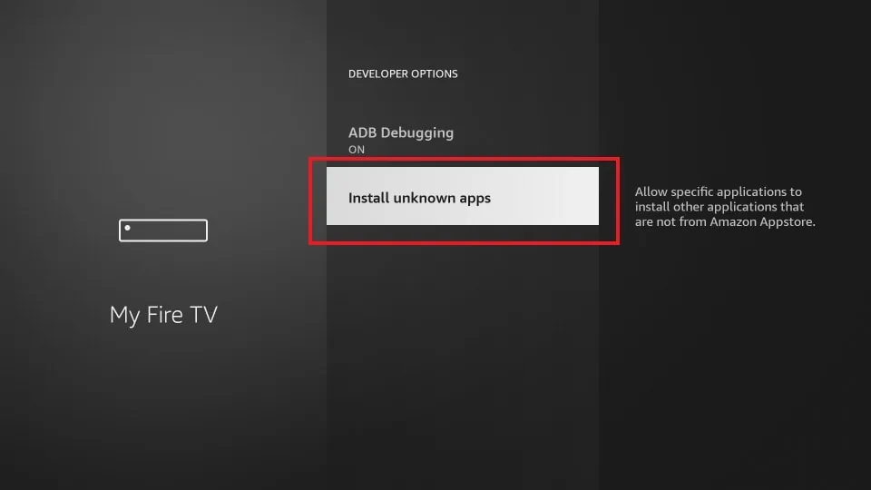 installere ukendte apps